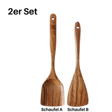 Lade das Bild in den Galerie-Viewer, TEAKO - Teakholz Kochutensilien für nachhaltiges stylisches Kochen (50% Rabatt)