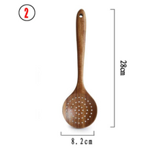 Lade das Bild in den Galerie-Viewer, TEAKO - Teakholz Kochutensilien für nachhaltiges stylisches Kochen (50% Rabatt)