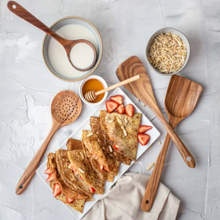 Lade das Bild in den Galerie-Viewer, TEAKO - Teakholz Kochutensilien für nachhaltiges stylisches Kochen (50% Rabatt)