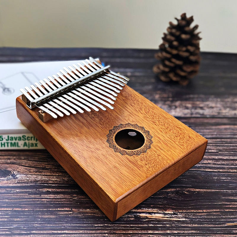 MALINKA - 17 Tasten Mini Kalimba - Mahagoni Piano für Relaxing Sounds (50% Rabatt)