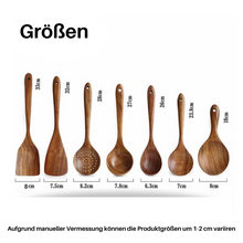 Lade das Bild in den Galerie-Viewer, TEAKO - Teakholz Kochutensilien für nachhaltiges stylisches Kochen (50% Rabatt)
