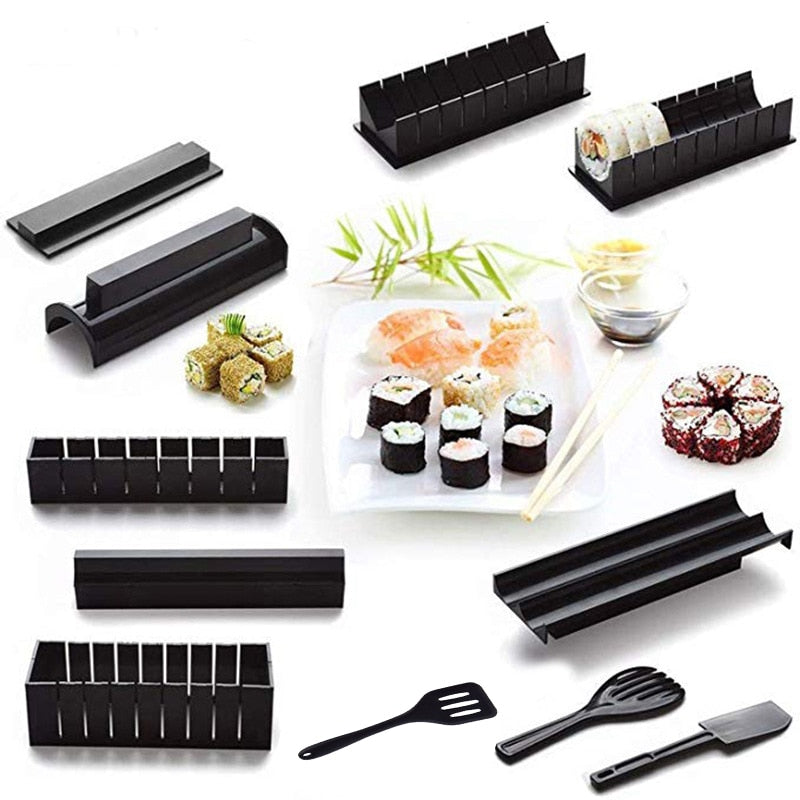 GINGER DREAM - Multifunktionales Set für schnelle und einfache Sushi Zubereitung auch Zuhause (50% Rabatt)